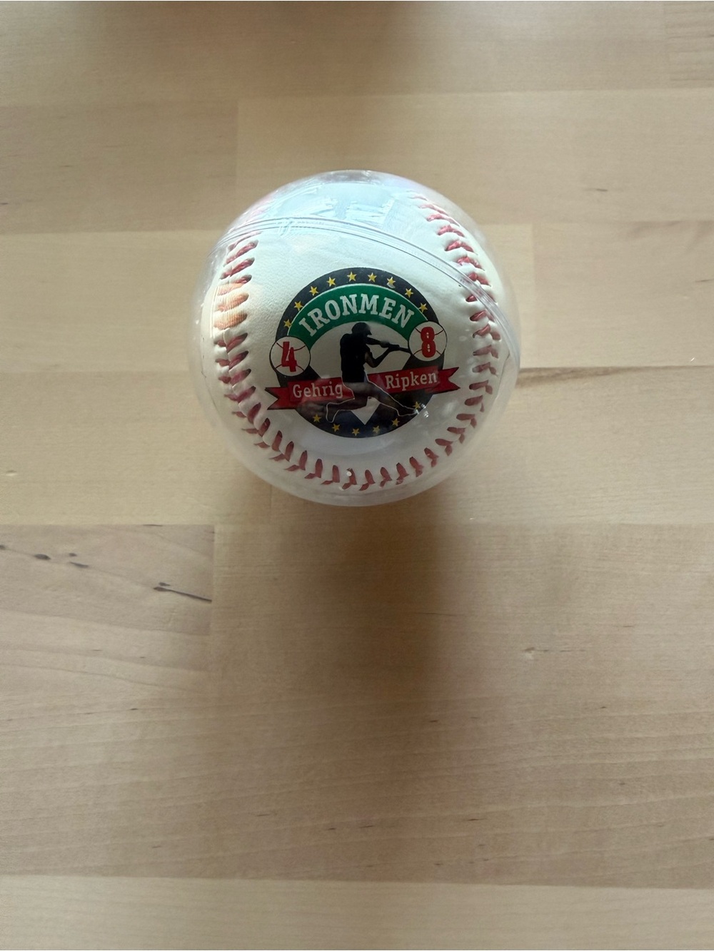 Ironmen Gehrig Ripken Collectible Baseball / Babe Ruth plus Patriotic Ball